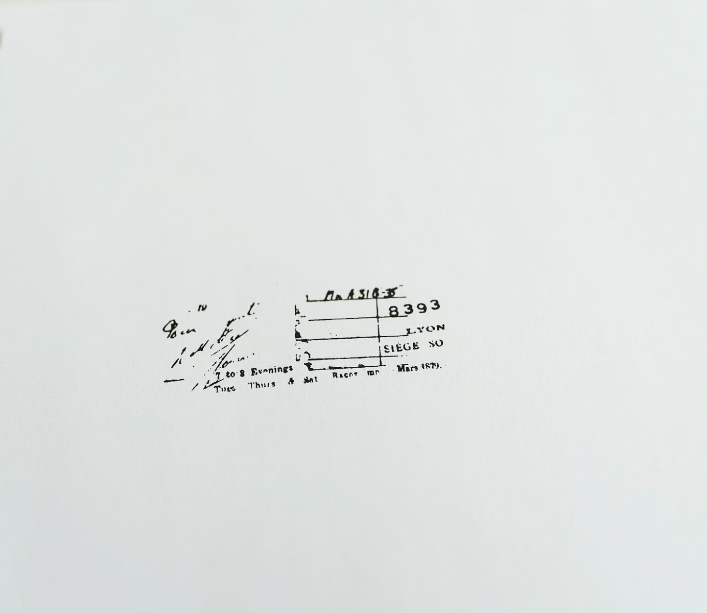 Yohaku Original Rubber Stamp-(S-081) Recipe