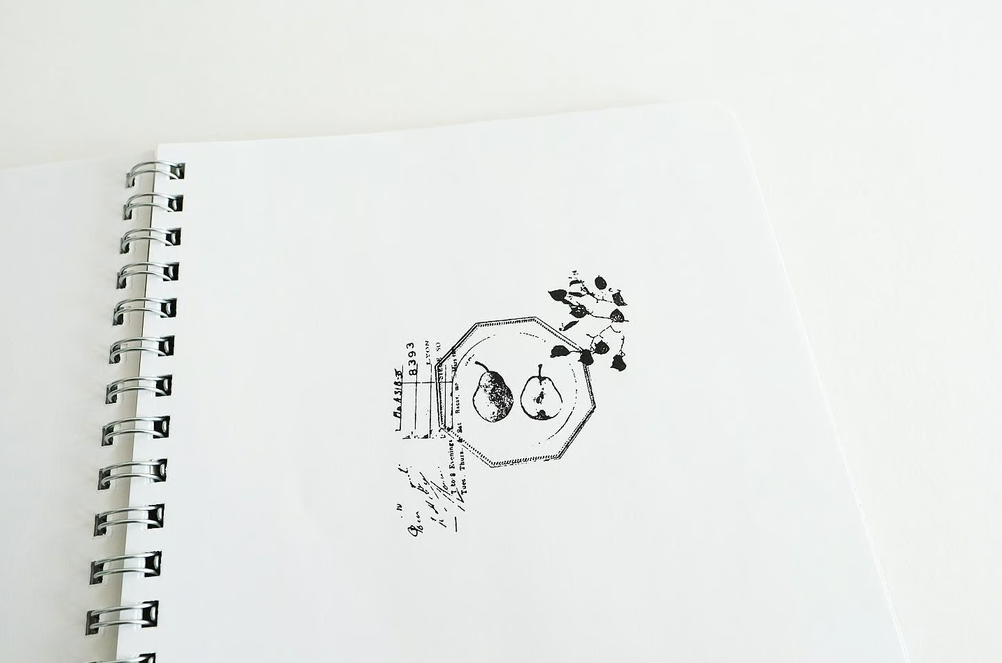 Yohaku Original Rubber Stamp-(S-081) Recipe