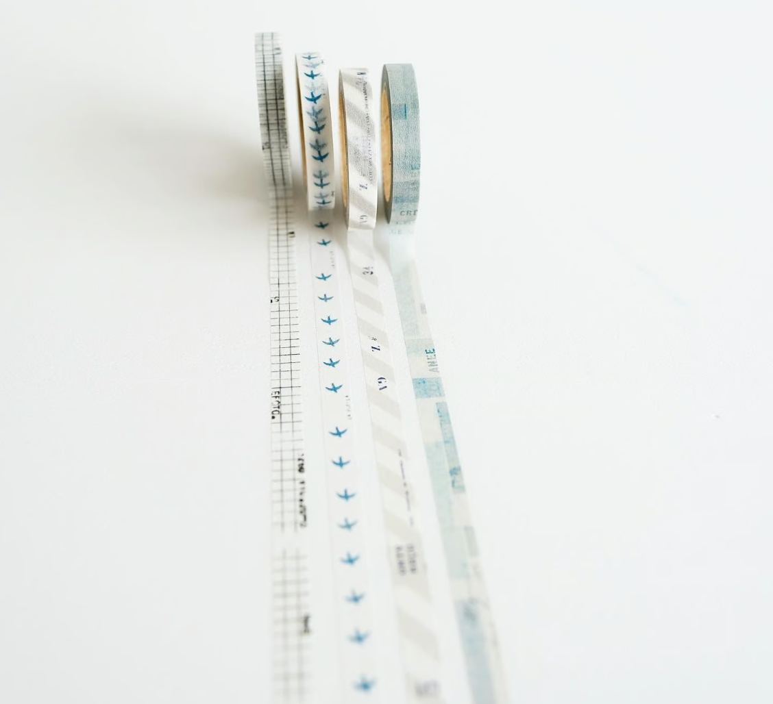 Yohaku Original Washi Tape 7mm- (L-013) Shizukanairo