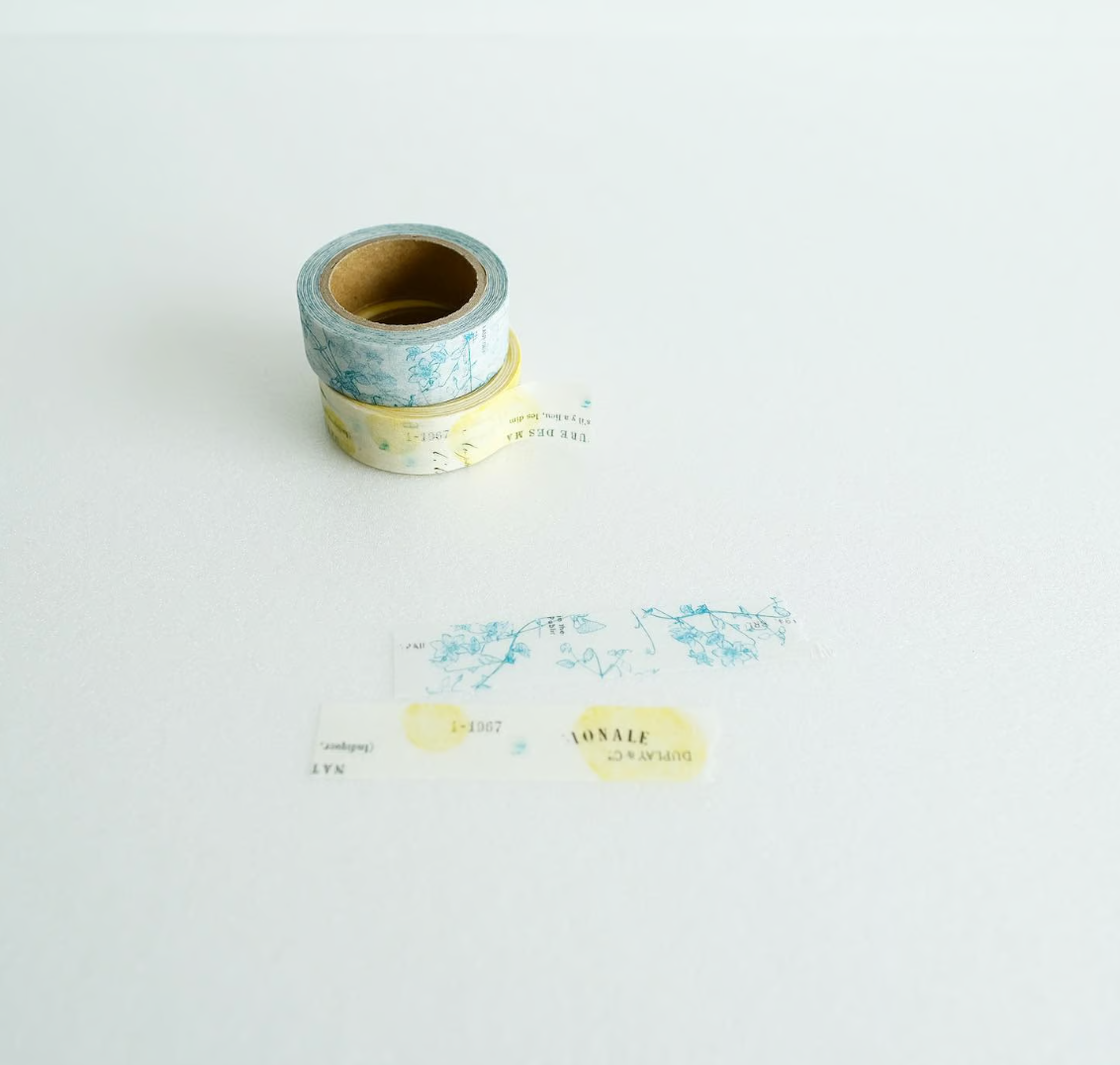 Yohaku Original Washi Tape- (Y-130) Clematis