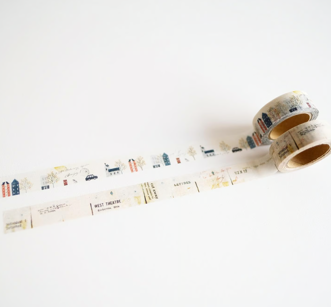Yohaku Original Washi Tape- (Y-137) Hitritabi