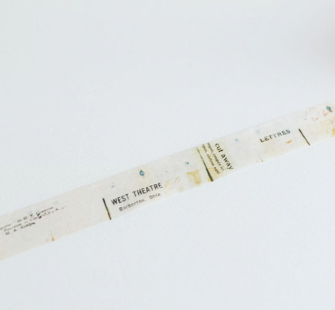 Yohaku Original Washi Tape- (Y-138) Tooikioku