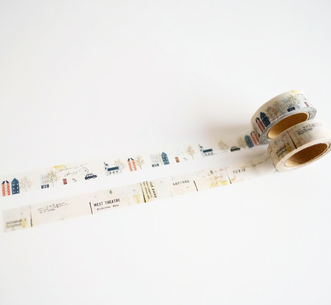 Yohaku Original Washi Tape- (Y-138) Tooikioku