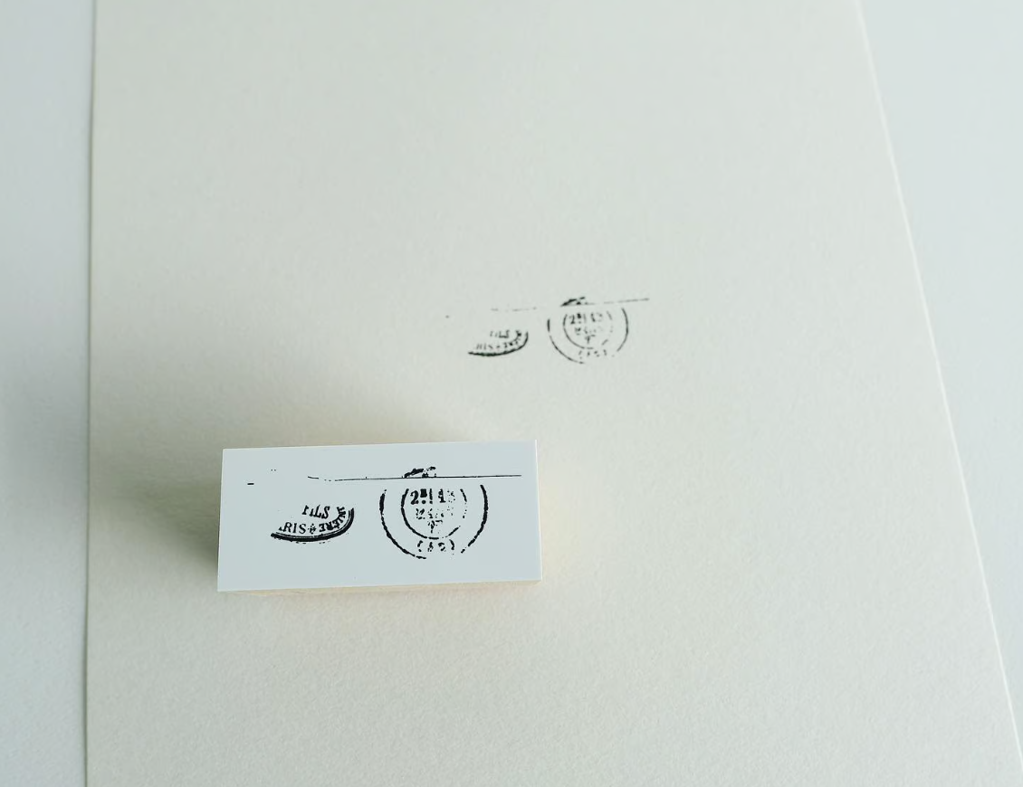 Yohaku Original Rubber Stamp-(S-076) Journal