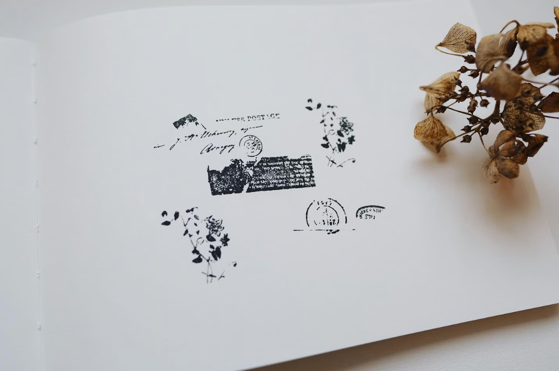Yohaku Original Rubber Stamp-(S-077) Moment