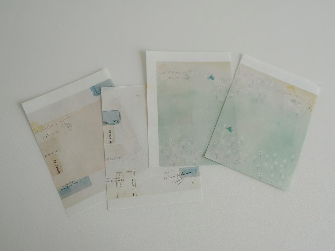 Yohaku Tracing Paper Memo Pad- (M-114) Diary