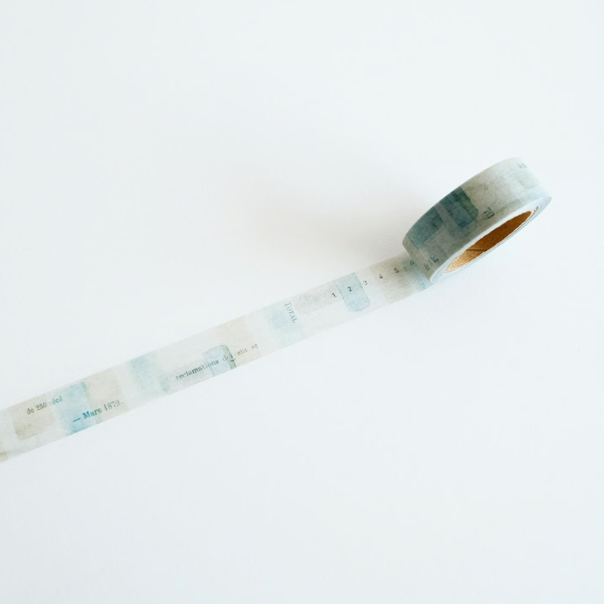 Yohaku Original Washi Tape- (Y-125) Secret Water Sea