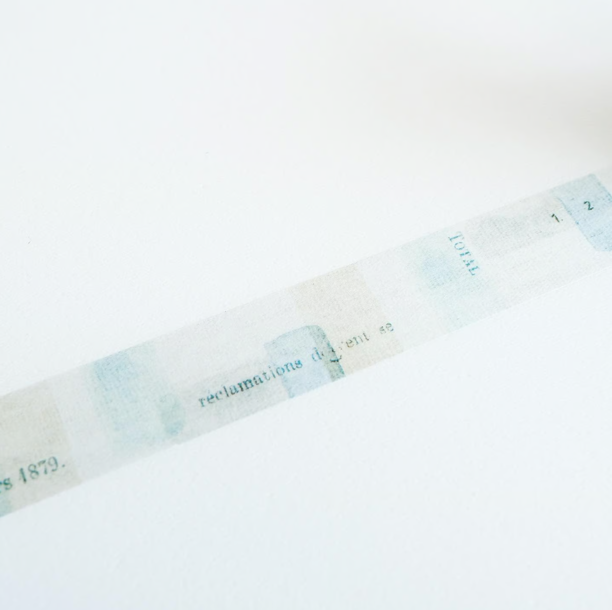 Yohaku Original Washi Tape- (Y-125) Secret Water Sea