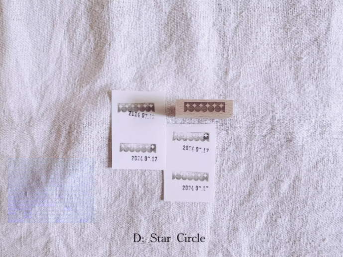 Penny Fei Geometric Series Rubber Stamps (4 types)