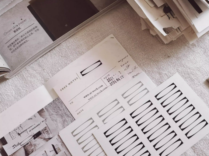 Penny Fei Oval Frame Stickers