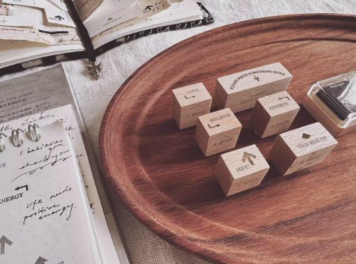 Penny Fei Arrow Words Rubber Stamps (6 types)
