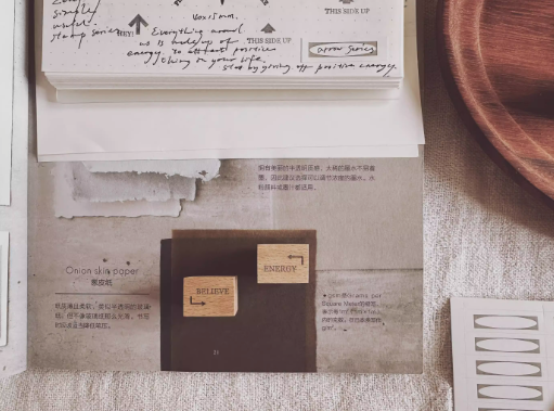Penny Fei Arrow Words Rubber Stamps (6 types)