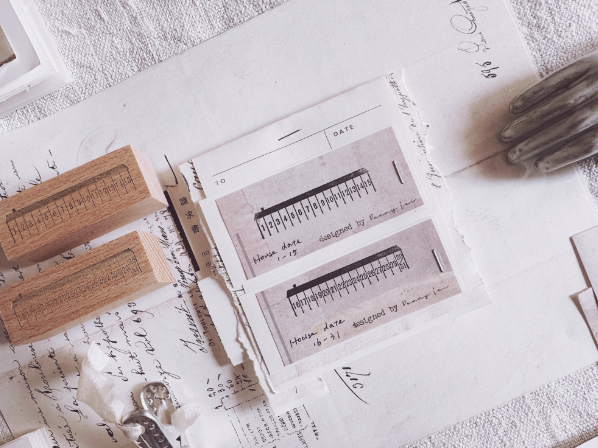 Penny Fei House Date Rubber Stamps (4 types)