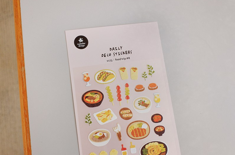 Suatelier Food Trip #8 Stickers
