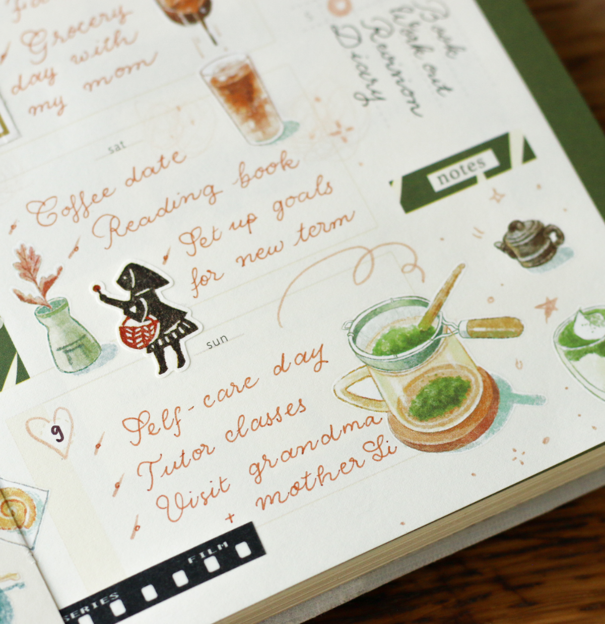 Matcha Garden Transfer Stickers