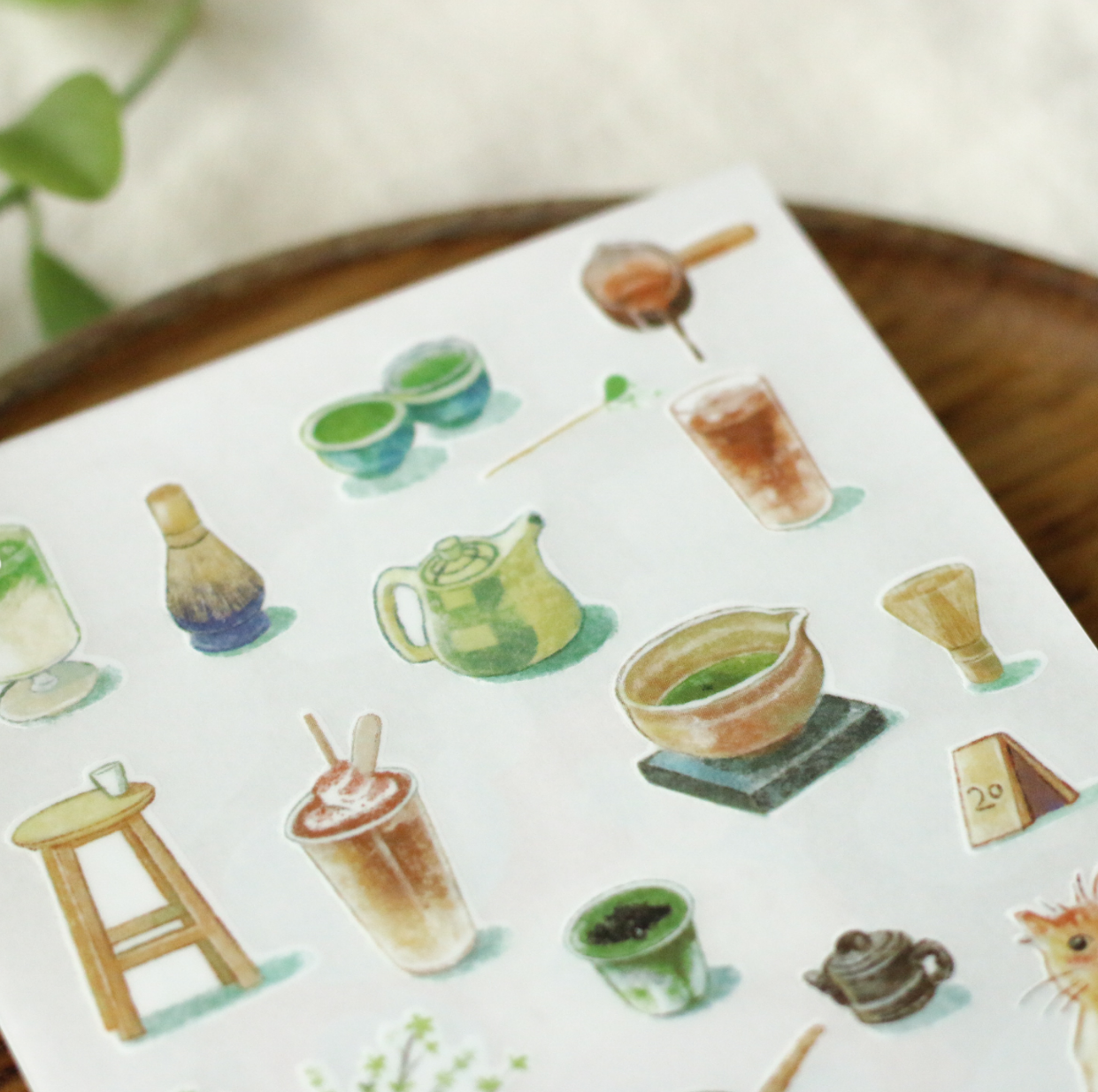 Matcha Garden Transfer Stickers