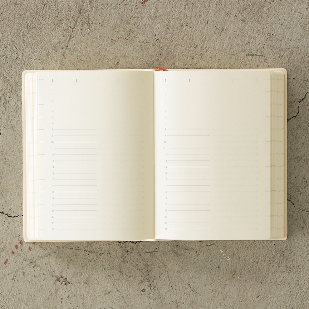 Midori 2025 MD 1 Day 1 Page Diary-A6