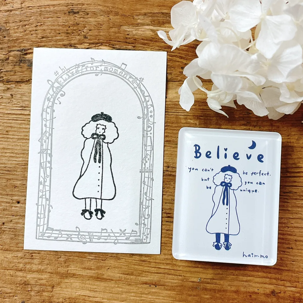 Little Happiness Acrylic Rubber Stamps (3 designs)
