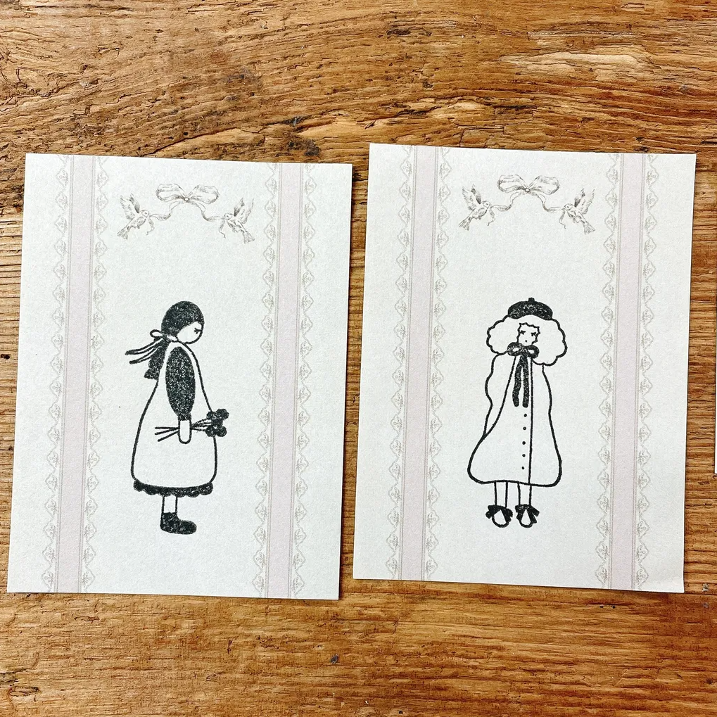 Little Happiness Acrylic Rubber Stamps (3 designs)