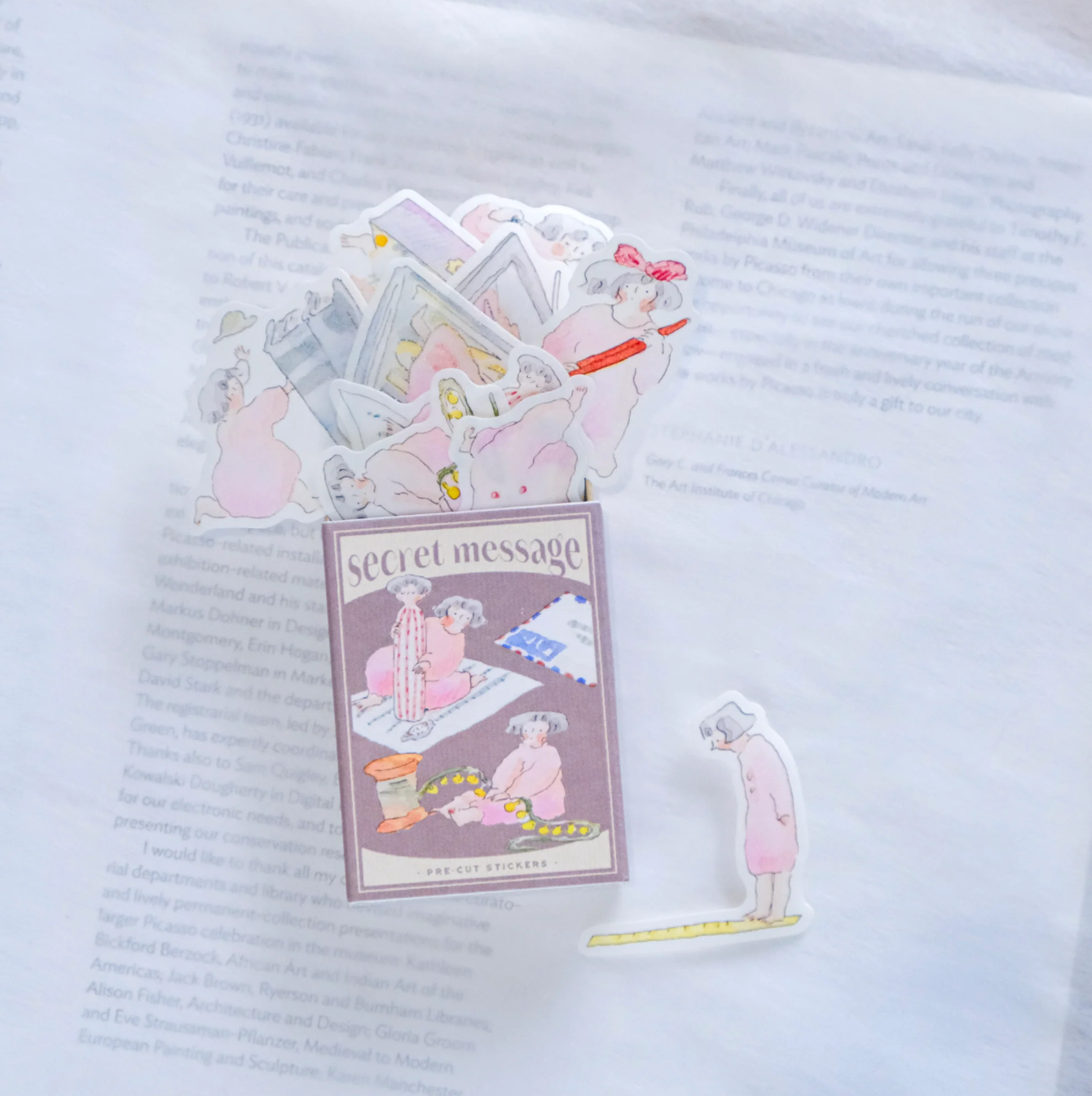 dodolulu Matchbox Flake Stickers: Secret Message