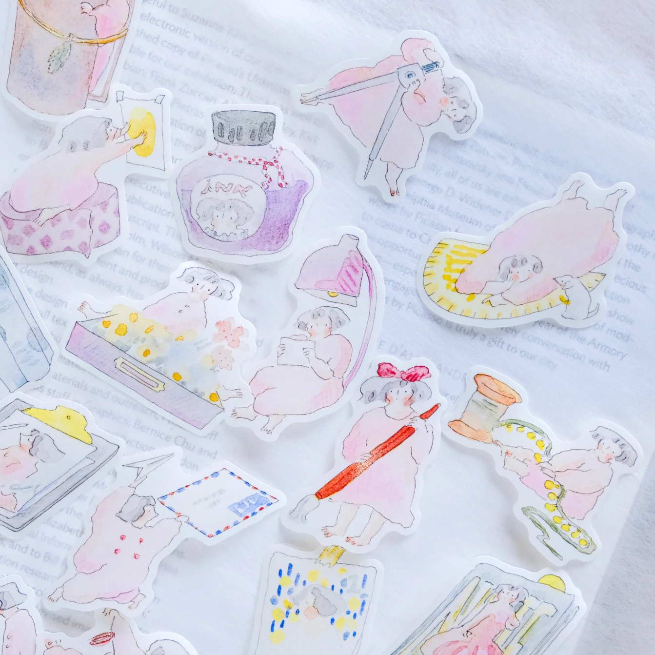 dodolulu Matchbox Flake Stickers: Secret Message