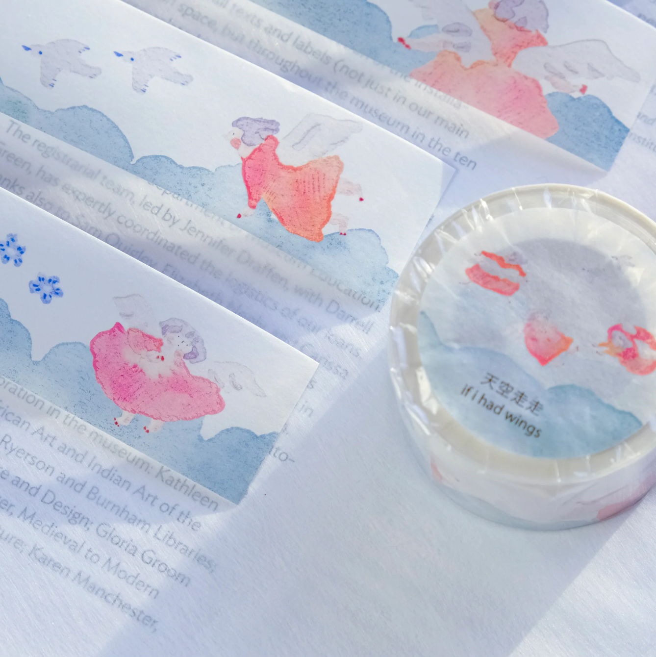 dodolulu Washi Tape: If I had Wings