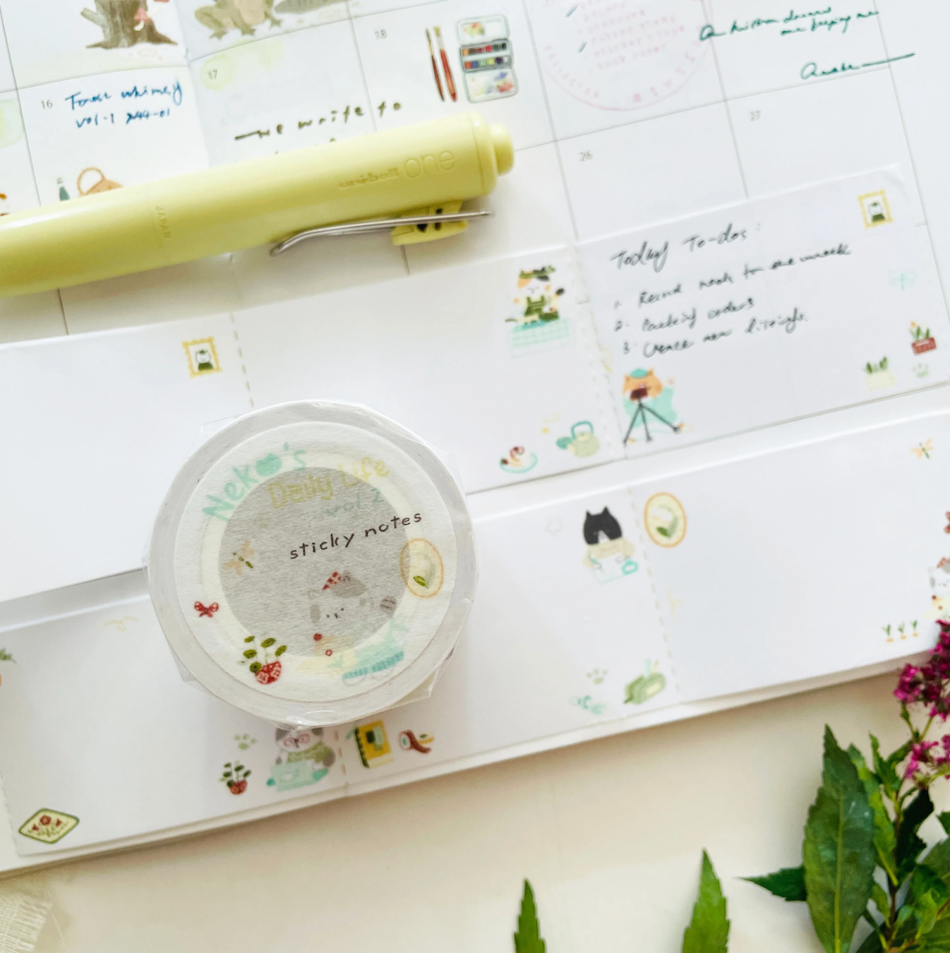 Nico Neco Daily Life Perforated Sticky Notes Vol. 2