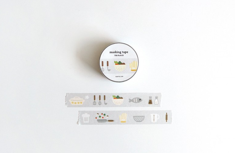 Suatelier Masking Tape: Illustration.03