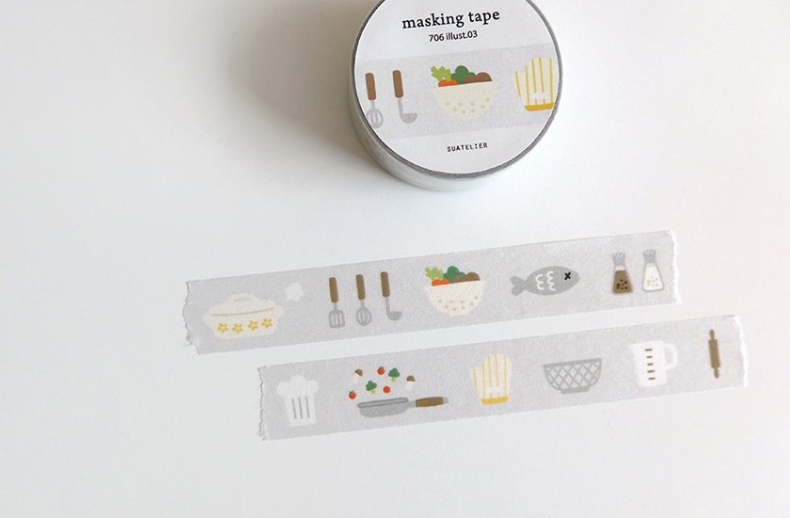 Suatelier Masking Tape: Illustration.03