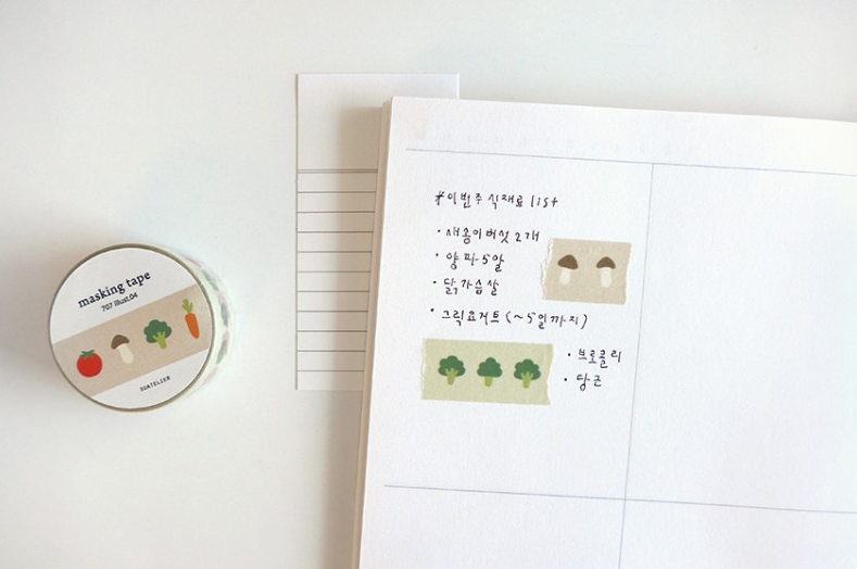 Suatelier Masking Tape: Illustration.04