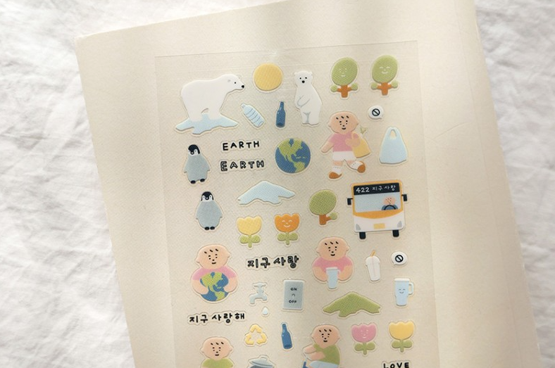 Suatelier Save the Earth Stickers