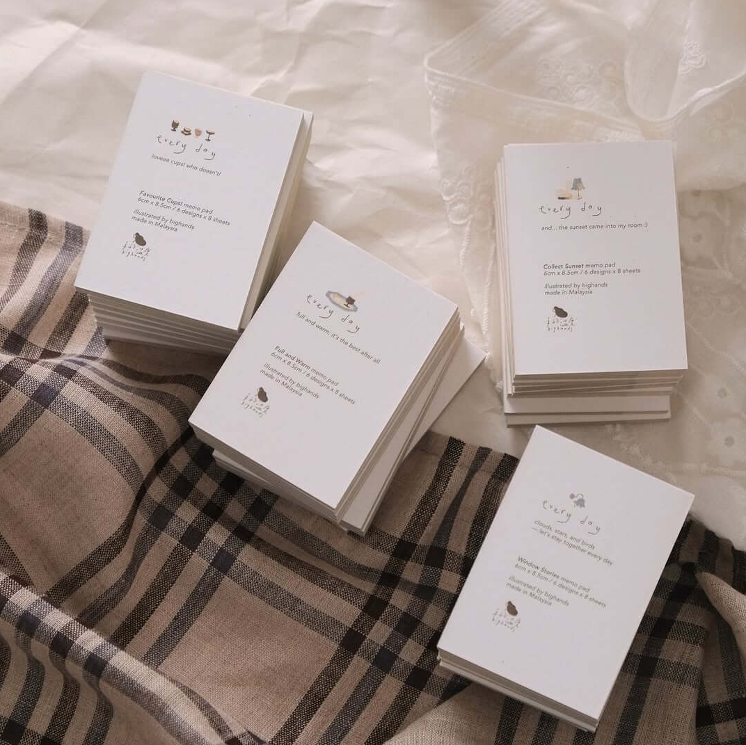 bighands Every Day Memo Pads (4 designs)