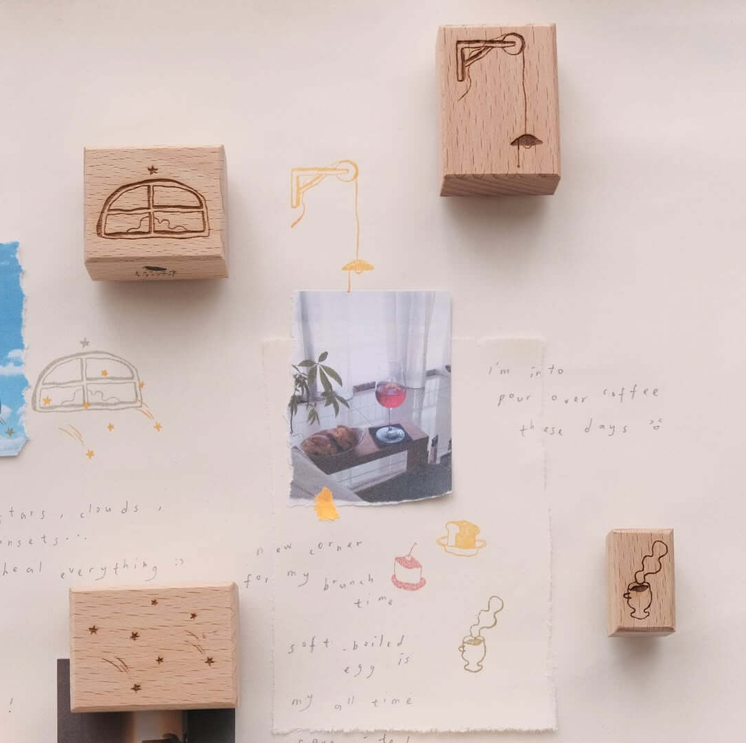 bighands Every Day Rubber Stamps (13 designs)