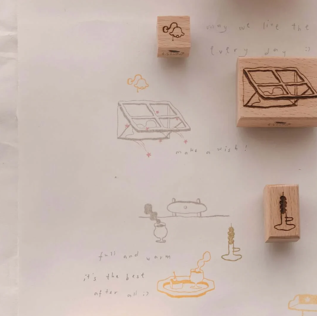 bighands Every Day Rubber Stamps (13 designs)