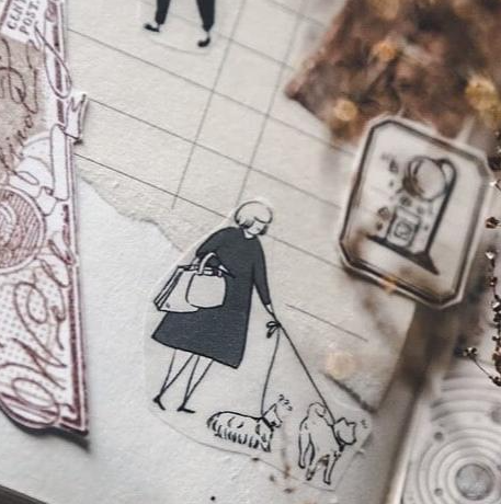 Modaizhi Market Diary Character PET Tape
