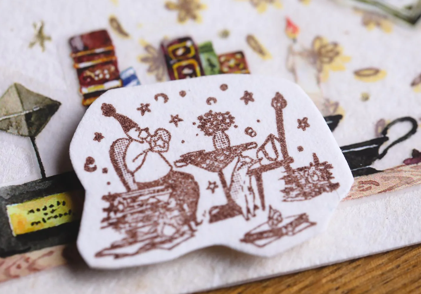 Modaizhi Breakfast Lifestyle Festival Rubber Stamp (3 designs, sold individually)