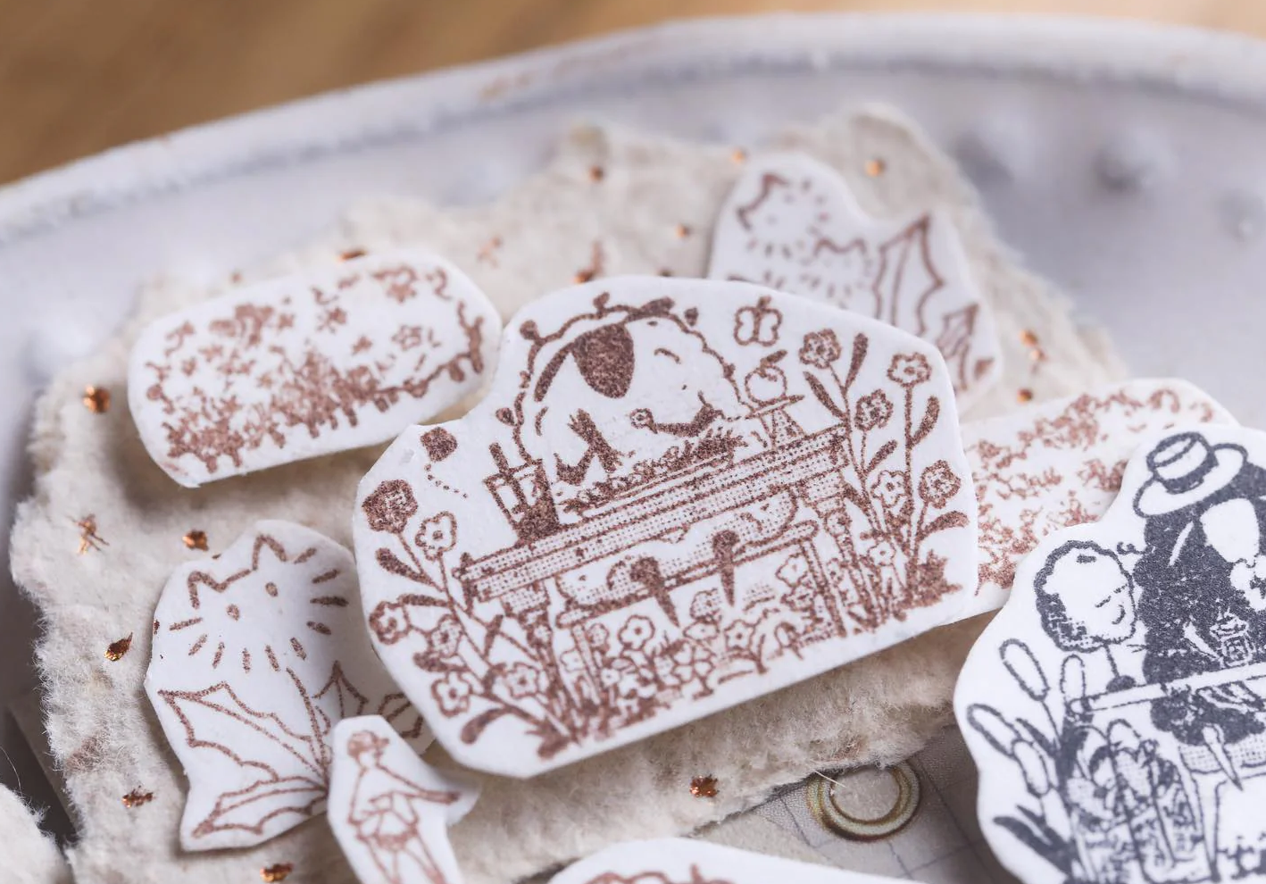 Modaizhi Breakfast Lifestyle Festival Rubber Stamp (3 designs, sold individually)