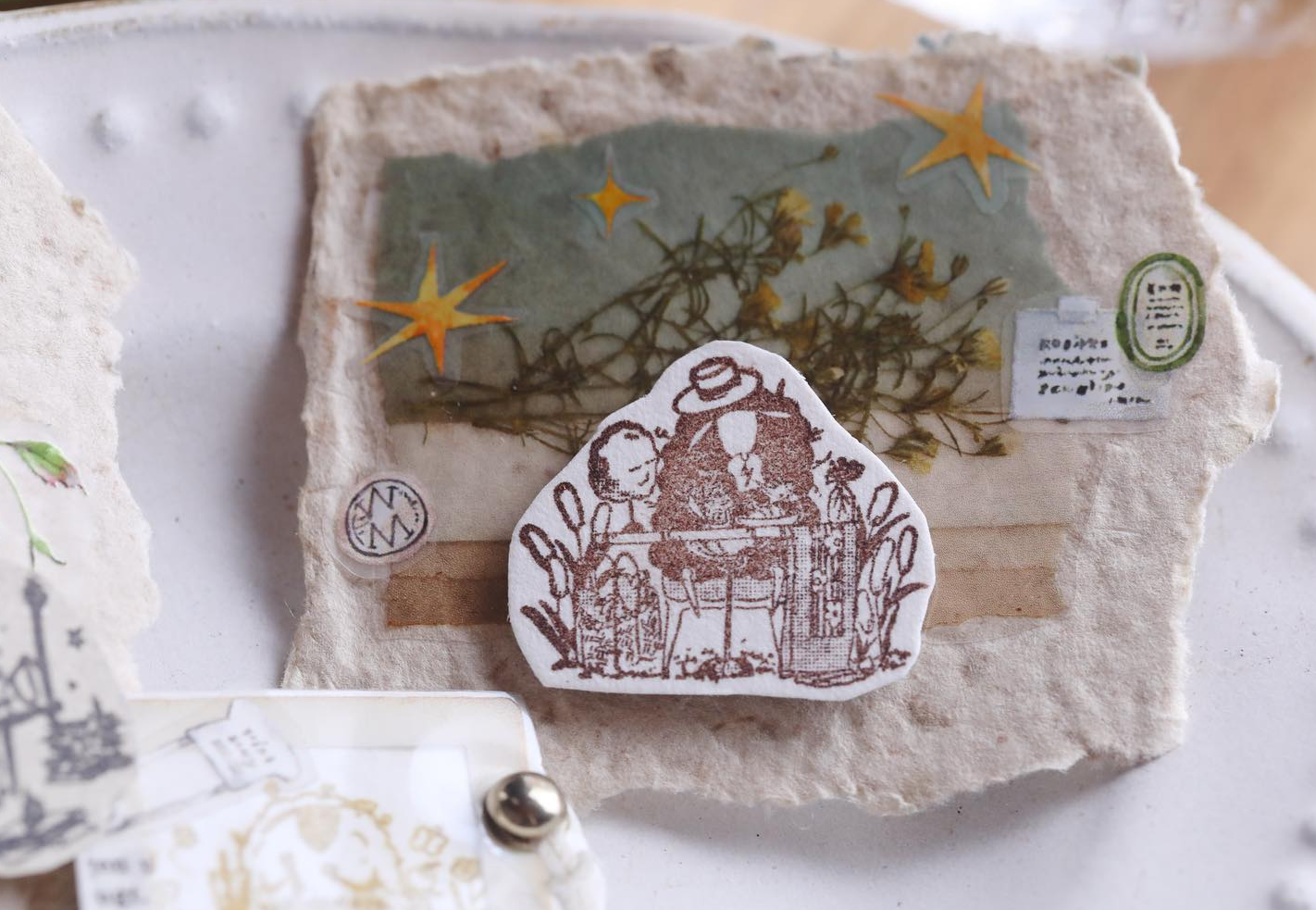 Modaizhi Breakfast Lifestyle Festival Rubber Stamp (3 designs, sold individually)