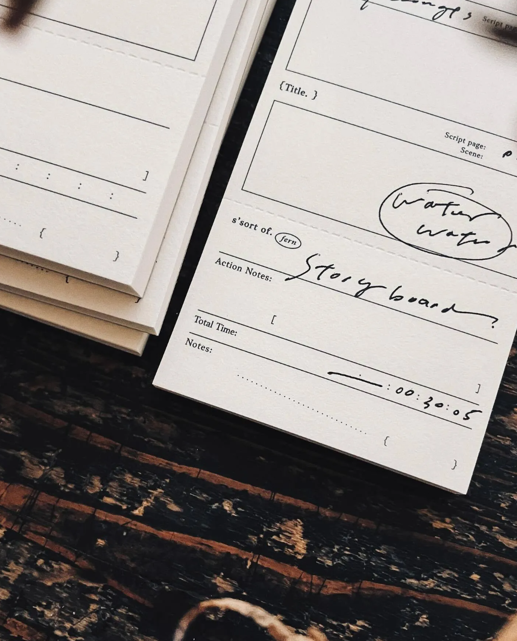 some sort of fern Storyboard Memo Pad