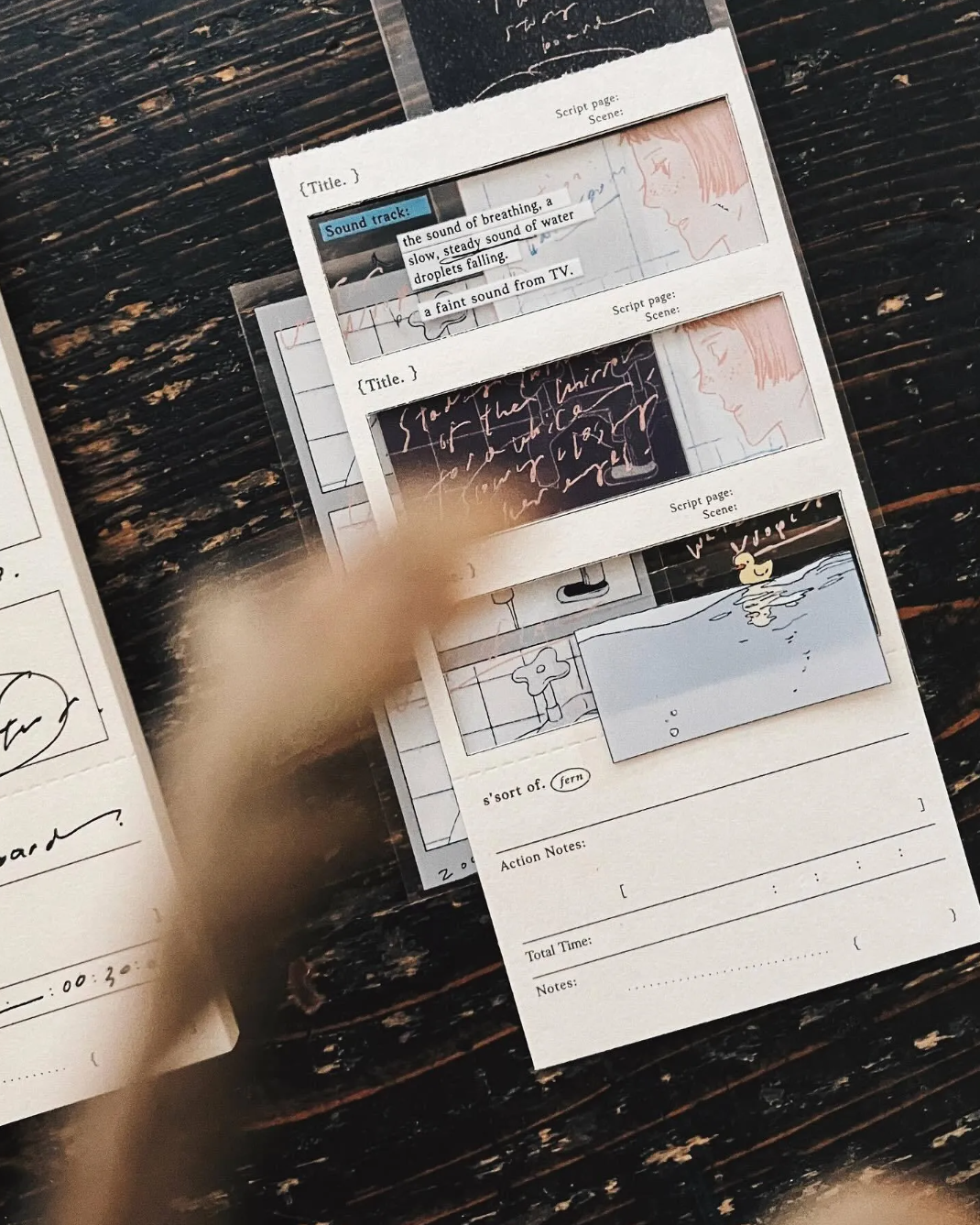 some sort of fern Storyboard Memo Pad