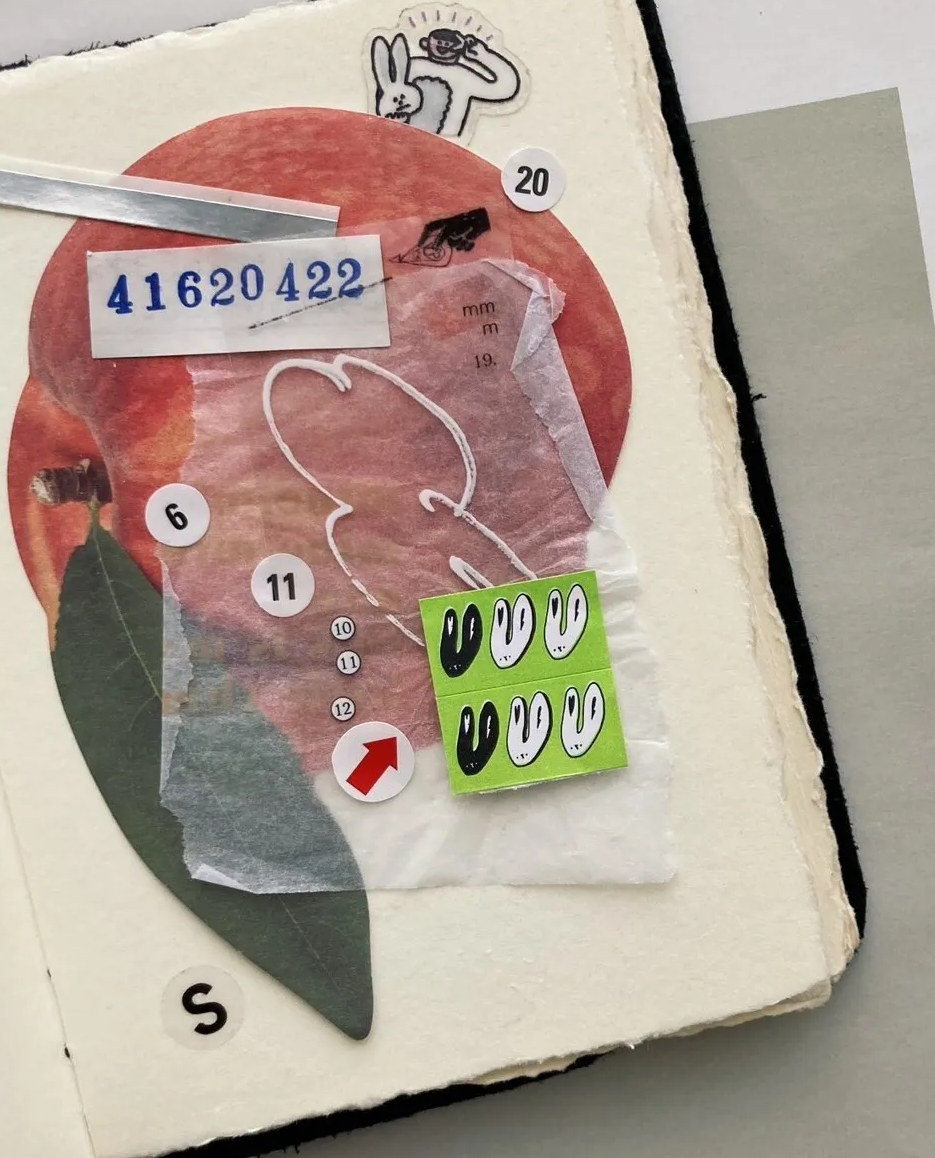 some sort of fern Me Rabbit Label Sticker Roll
