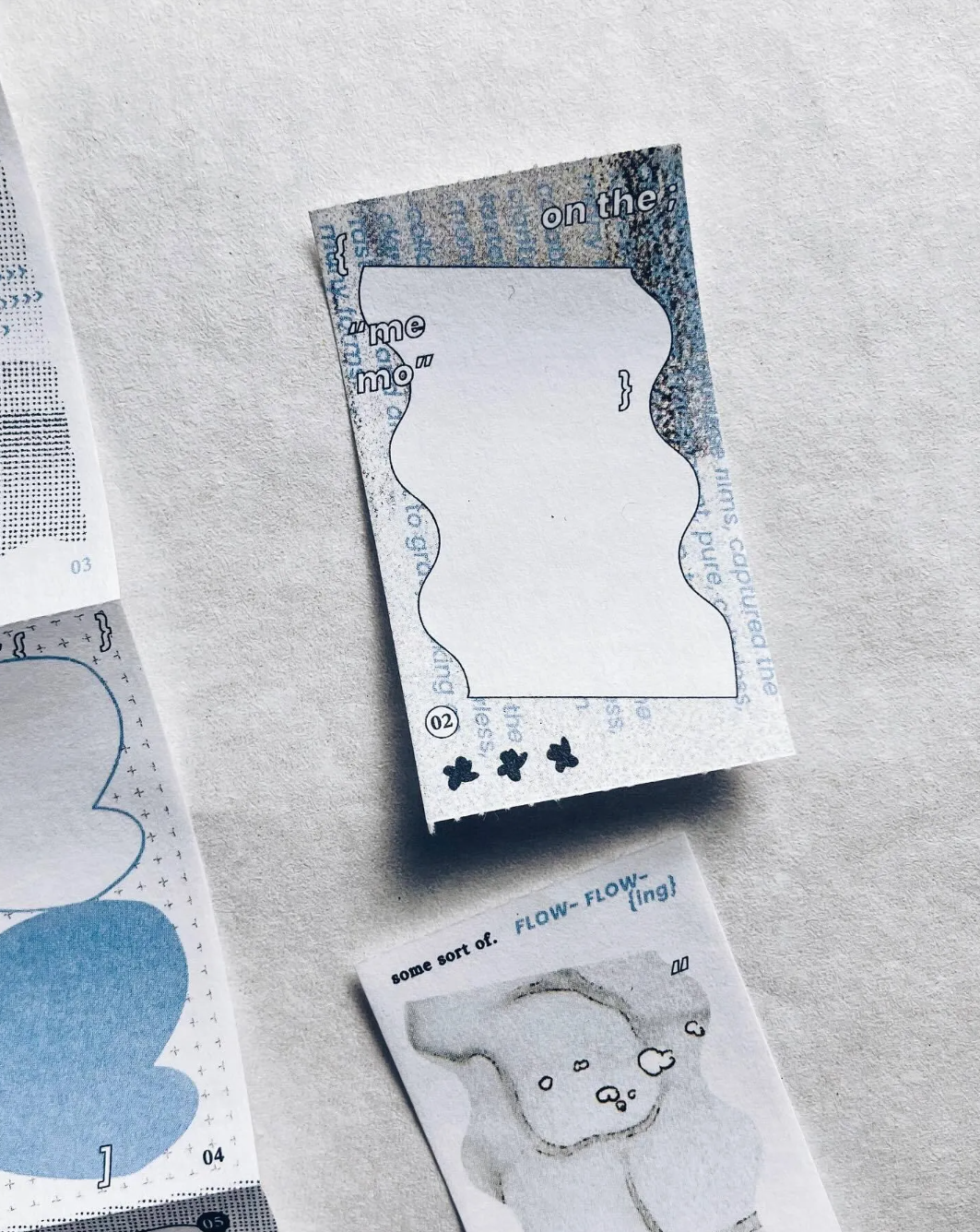 some sort of fern Flowing Thoughts Message Sticker Roll