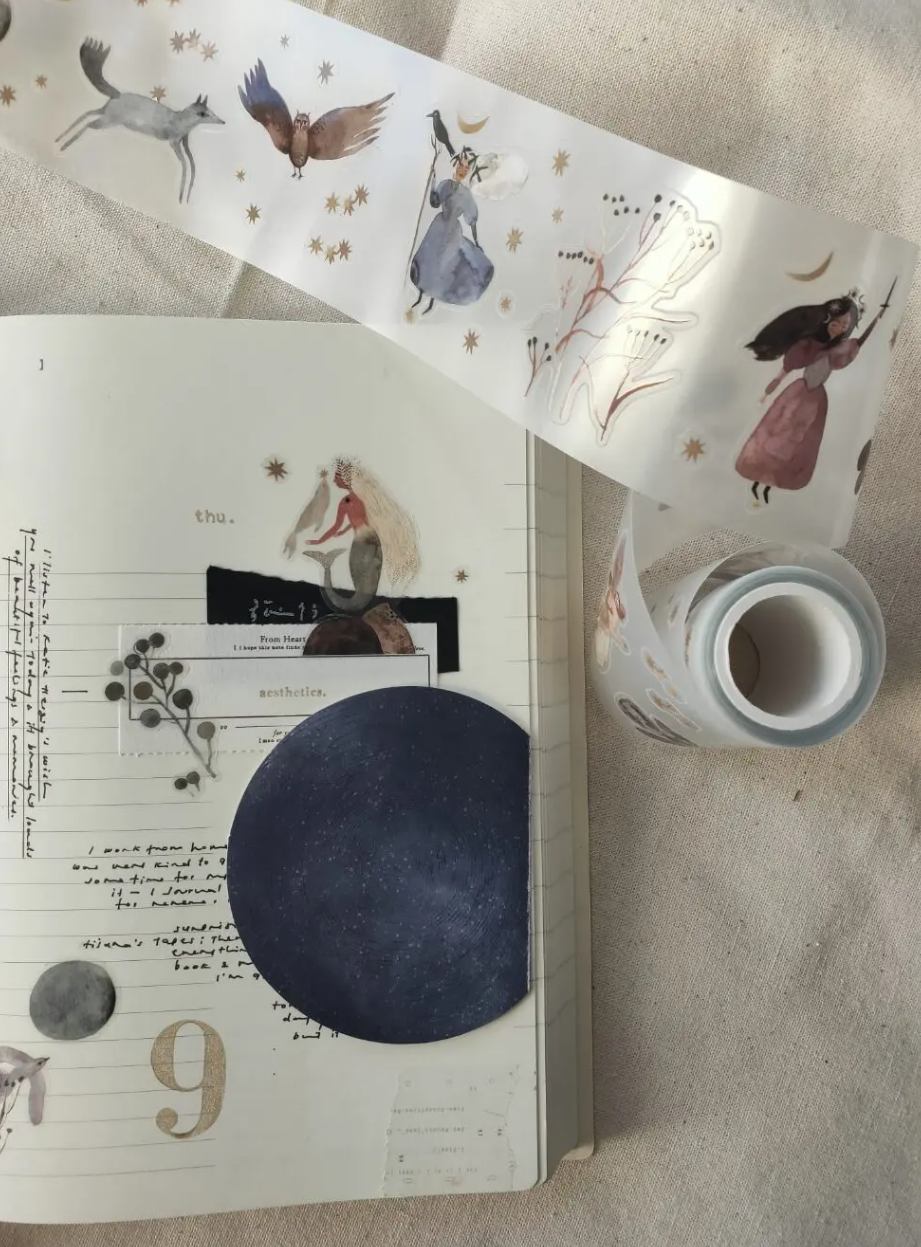 Forest Wisdom Day PET Tape Cafe Analog x Tijana Lukovic