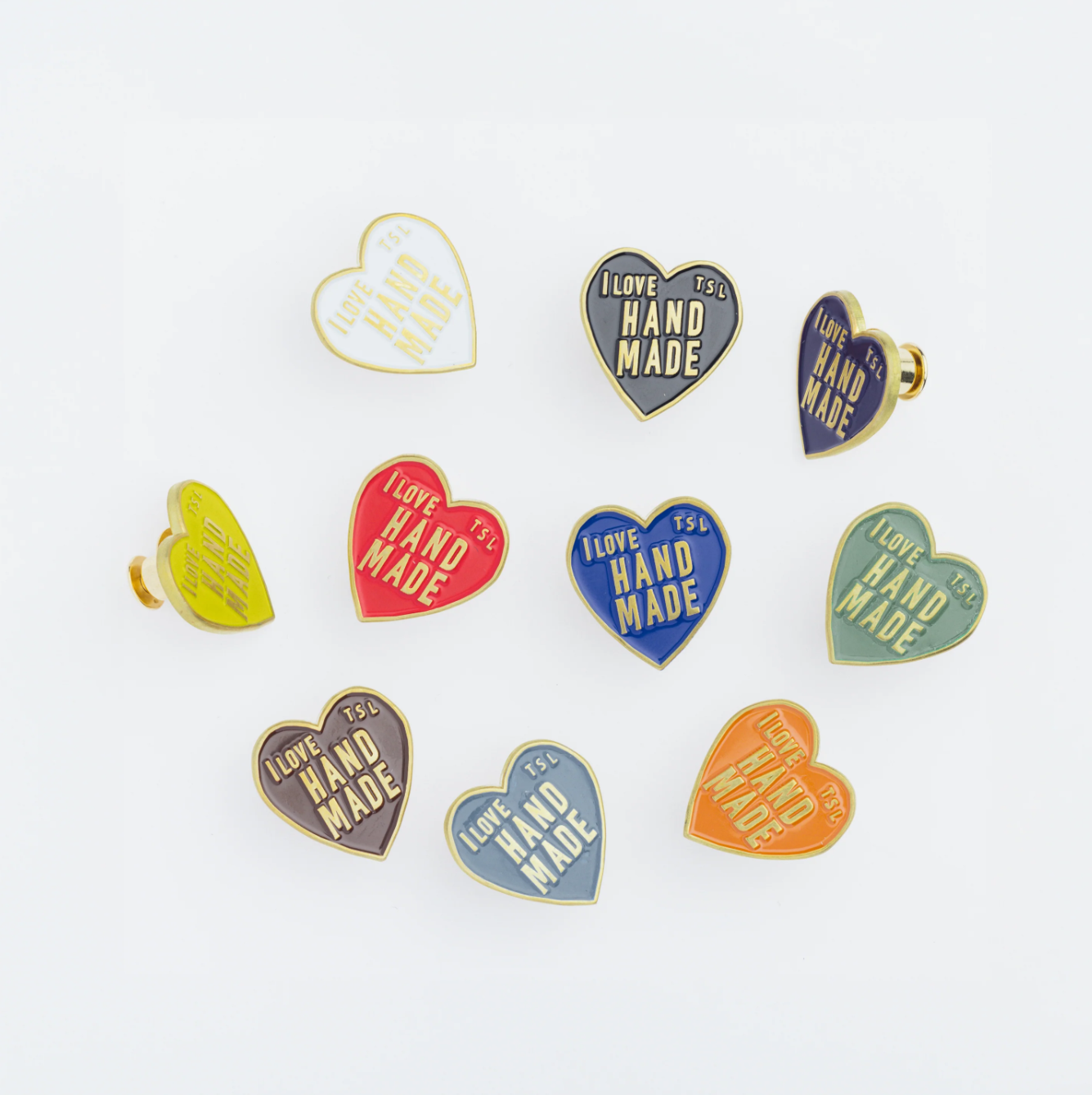 The Superior Labor Heart Logo Pin (6 Colours)