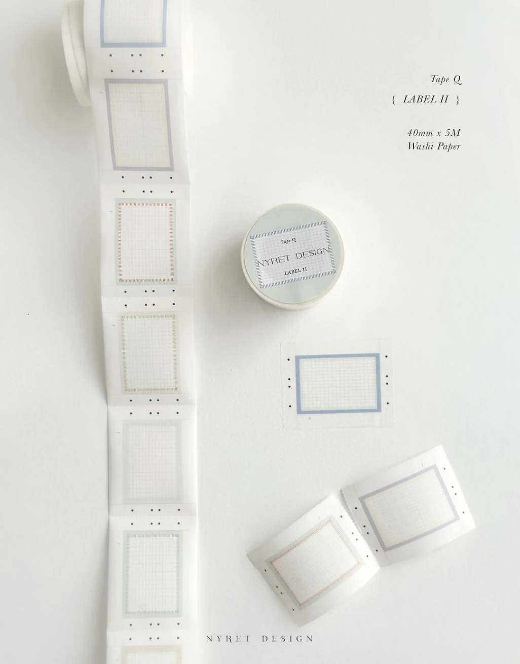 Nyret Wash Tape: Q Label II