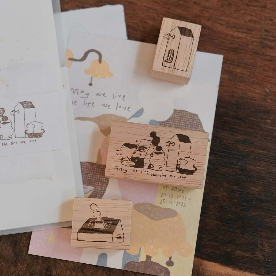 May We Live the Life We Love Rubber Stamps bighands x som (3 designs)