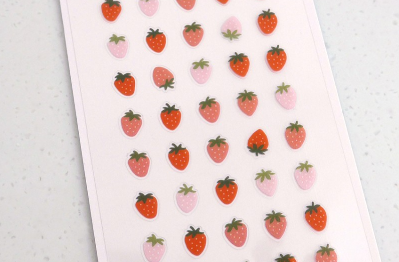 Mini Series Stickers- Deco.20 (Strawberry)