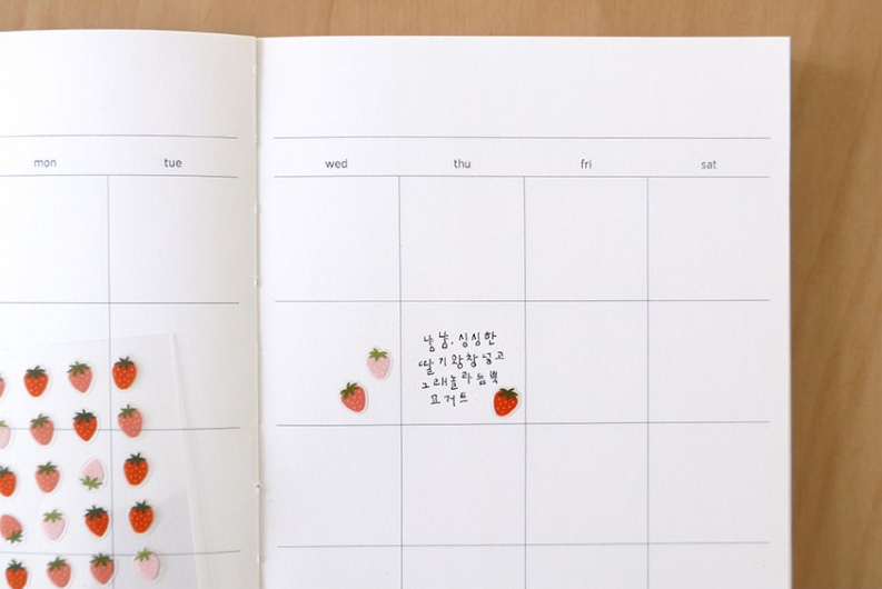 Mini Series Stickers- Deco.20 (Strawberry)