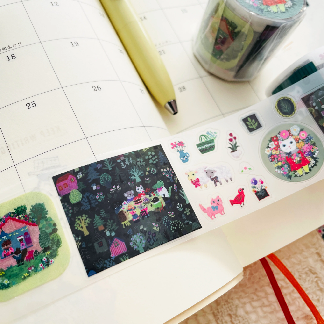 Nico Neco x Yumi Kitagishi PET Tape: Living in Nature