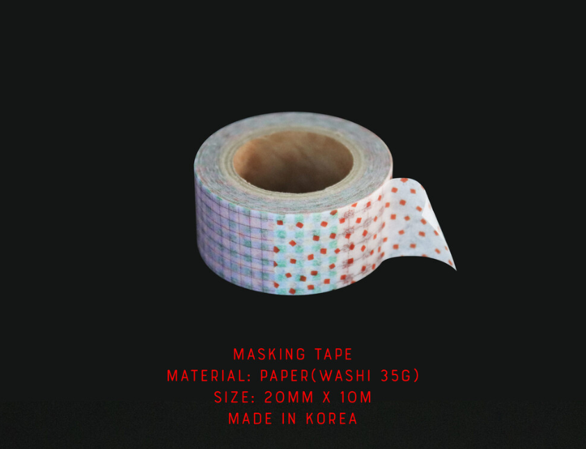 Masking Tape Roll 20mm (Love Patch work)